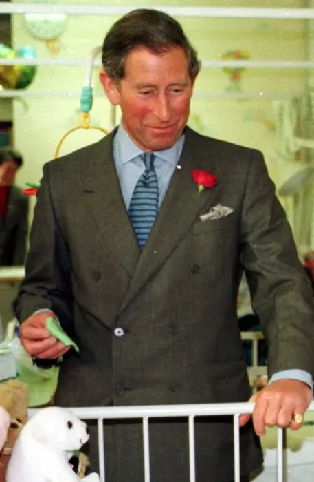 Framed Print : Prince Charles during a hospital visit in Bristol 1998 With Thomas Venn Framed Print : Prince Charles during a hospital visit in Bristol 1998 With Thomas Venn