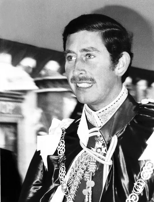 Framed Print : Prince Charles being installed as Great Master of the Order of the Bath May 1975