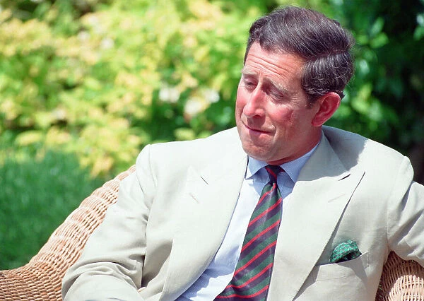 Prince Charles, is interviewed by members of the welsh press