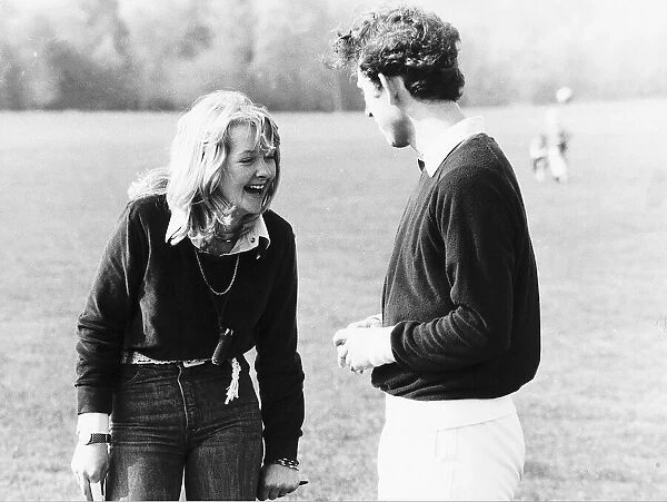 Prince Charles and Jane Ward chat at Windsor July 1979