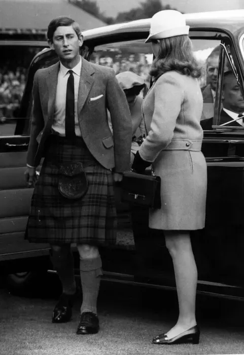 Framed Print : Prince Charles in kilt, September 1968