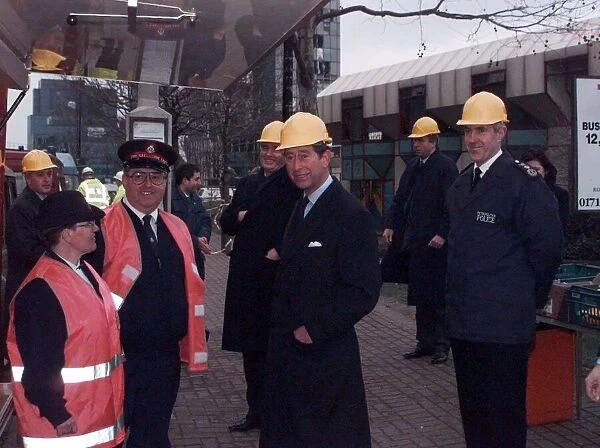 Prince Charles meets police and London Ambulance service workers February 13 after they
