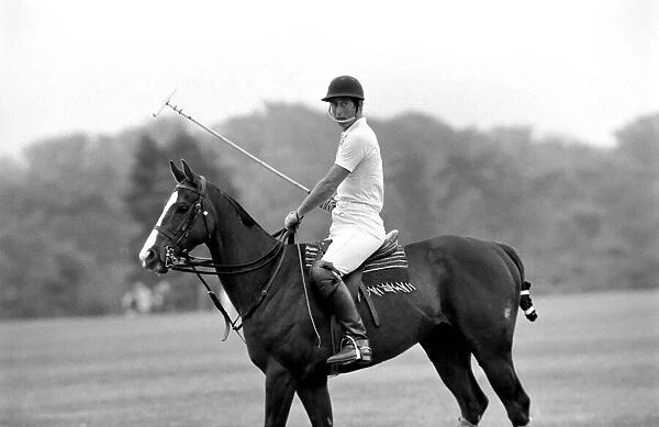 Prince Charles playing polo. June 1977 R77-3218-009