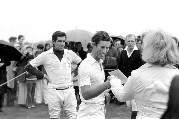 Prince Charles playing polo. June 1977 R77-3218-006