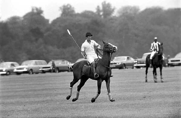 Prince Charles playing polo. June 1977 R77-3218-008