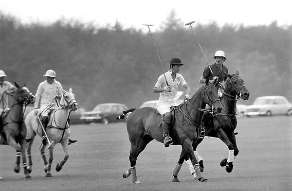 Prince Charles playing polo. June 1977 R77-3218-011