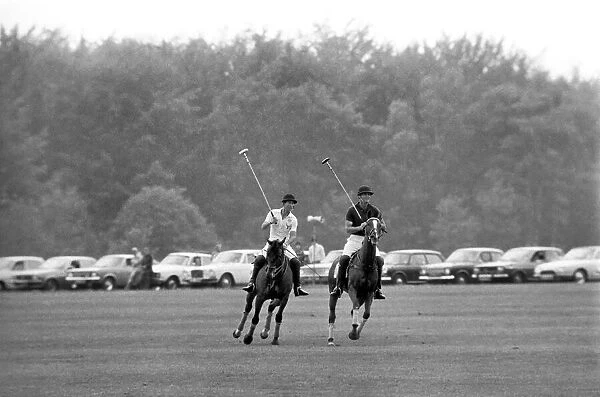 Prince Charles playing polo. June 1977 R77-3218-012