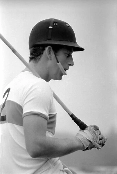 Prince Charles playing polo. June 1977 R77-3369-002