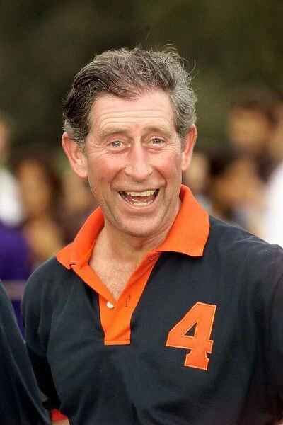 Prince Charles plays polo at the Hurlingham Club in March 1999 in Buenos Aires, Argentina