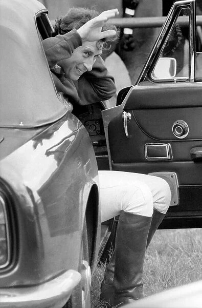 Prince Charles at Polo. June 1977 R77-3319