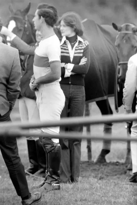 Framed Print : Prince Charles. Polo at Windsor with girlfriend Lady Sarah Spencer Framed Print : Prince Charles. Polo at Windsor with girlfriend Lady Sarah Spencer