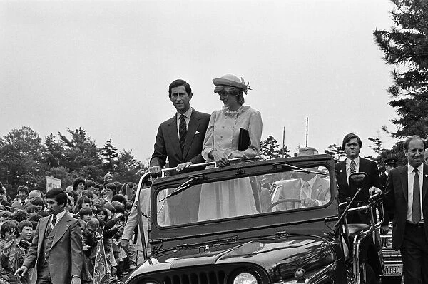 Prince Charles, Prince of Wales and Diana, Princess of Wales. June 1983
