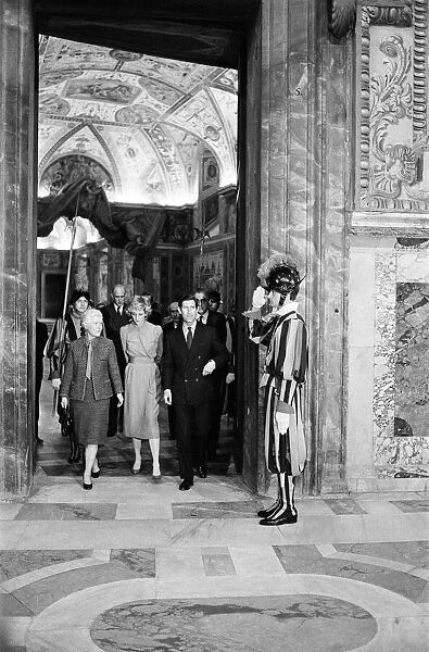 Prince Charles, Prince of Wales and Diana, Princes of Wales visit Sicily. May 1985