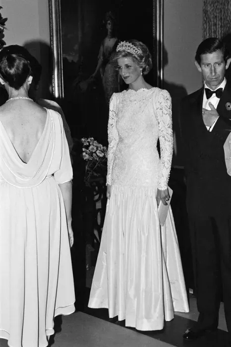 Framed Print : Prince Charles, Prince of Wales and Diana, Princess of Wales at the British