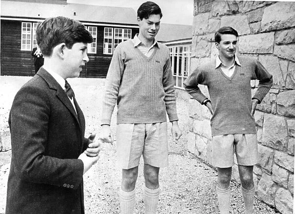Prince Charles - The Prince of Wales at Gordonstoun School - the nervous new boy meets