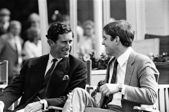 Framed Print : Prince Charles, Prince of Wales and Prince Andrew watching polo at Windsor, Berkshire Framed Print : Prince Charles, Prince of Wales and Prince Andrew watching polo at Windsor, Berkshire
