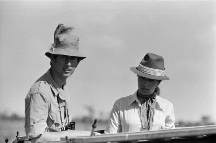 Framed Print : Prince Charles, Prince of Wales and Princess Anne visit the Masai Mara game reserve Framed Print : Prince Charles, Prince of Wales and Princess Anne visit the Masai Mara game reserve