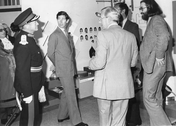 Framed Print : Prince Charles, The Prince of Wales during his visit to the North East 1 July 1981 - Framed Print : Prince Charles, The Prince of Wales during his visit to the North East 1 July 1981 -