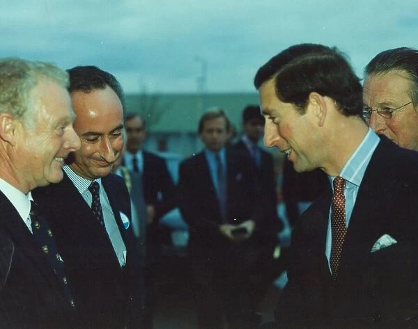 Prince Charles, The Prince of Wales during his visit to the North East 15 November 1990
