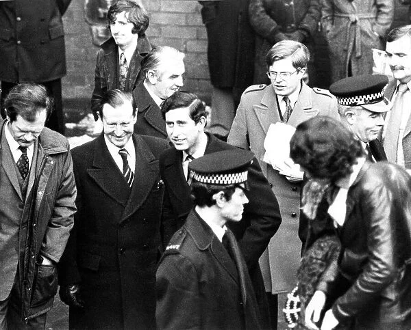 Prince Charles, The Prince of Wales during his visit to the North East 19 February 1979