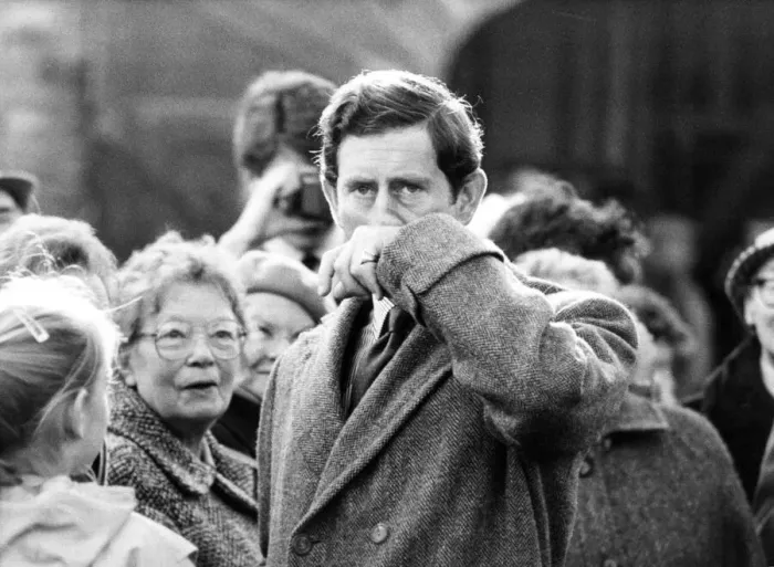 Framed Print : Prince Charles, The Prince of Wales during his visit to the North East 19 February 1988