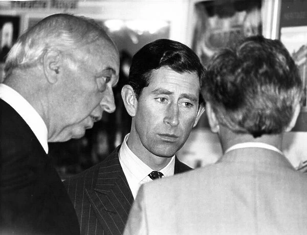 Prince Charles, The Prince of Wales during his visit to the North East 2 November 1988