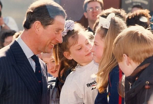 Prince Charles, The Prince of Wales during his visit to the North East 2 April 1996 - The