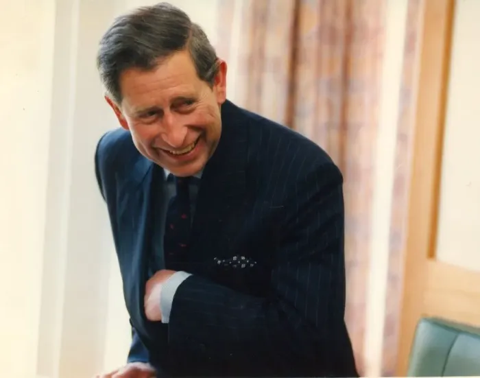 Framed Print : Prince Charles, The Prince of Wales during his visit to the North East 2 April 1996 - Framed Print : Prince Charles, The Prince of Wales during his visit to the North East 2 April 1996 -