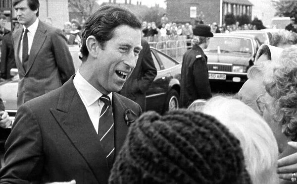 Prince Charles, The Prince of Wales during his visit to the North East 22 May 1985 - The