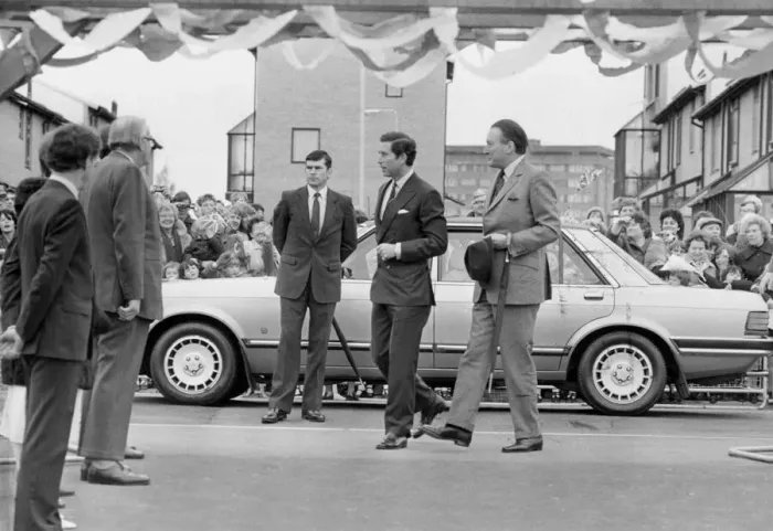 Framed Print : Prince Charles, The Prince of Wales during his visit to the North East 22 May 1985 - Framed Print : Prince Charles, The Prince of Wales during his visit to the North East 22 May 1985 -
