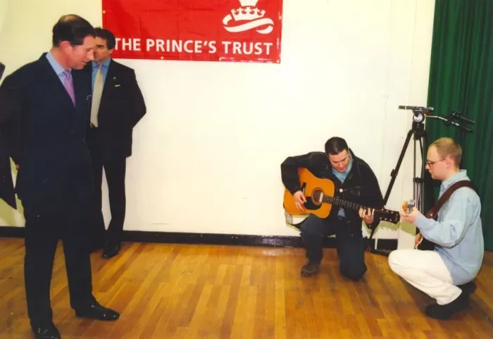 Framed Print : Prince Charles, The Prince of Wales during his visit to the North East 24 January 1997