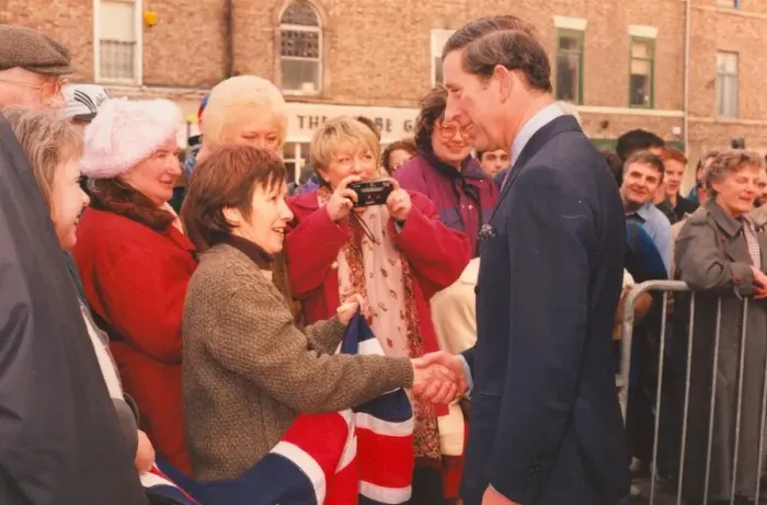 Framed Print : Prince Charles, The Prince of Wales during his visit to the North East 24 January 1997 Framed Print : Prince Charles, The Prince of Wales during his visit to the North East 24 January 1997