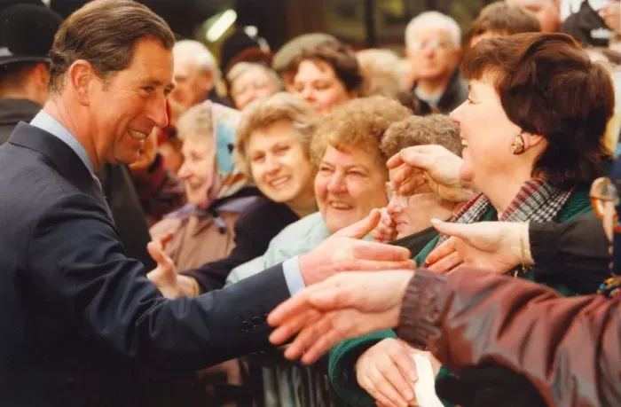 Framed Print : Prince Charles, The Prince of Wales during his visit to the North East 24 January 1997 Framed Print : Prince Charles, The Prince of Wales during his visit to the North East 24 January 1997