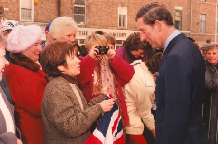 Framed Print : Prince Charles, The Prince of Wales during his visit to the North East 24 January 1997 Framed Print : Prince Charles, The Prince of Wales during his visit to the North East 24 January 1997