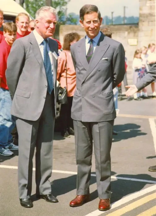 Framed Print : Prince Charles, The Prince of Wales during his visit to the North East 29 June 1993 -