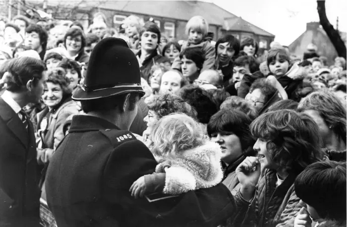 Framed Print : Prince Charles, The Prince of Wales during his visit to the North East 3 December 1982
