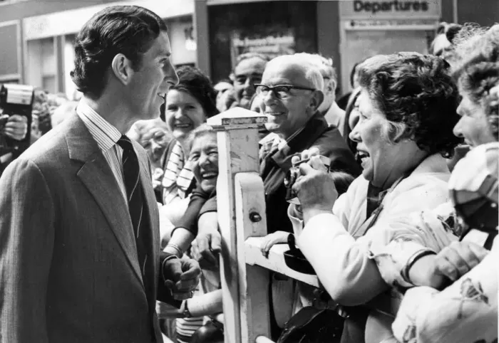 Framed Print : Prince Charles, The Prince of Wales during his visit to the North East 31 May 1978
