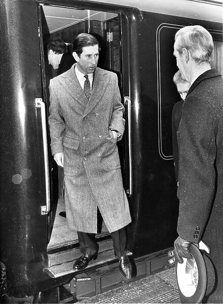 Prince Charles, The Prince of Wales during his visit to the North East 5 February 1986