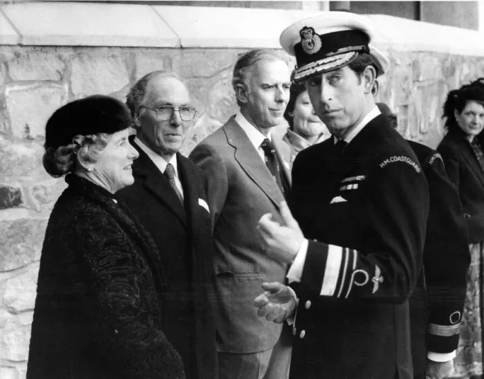 Framed Print : Prince Charles, The Prince of Wales during his visit to the North East 7 December 1983 Framed Print : Prince Charles, The Prince of Wales during his visit to the North East 7 December 1983