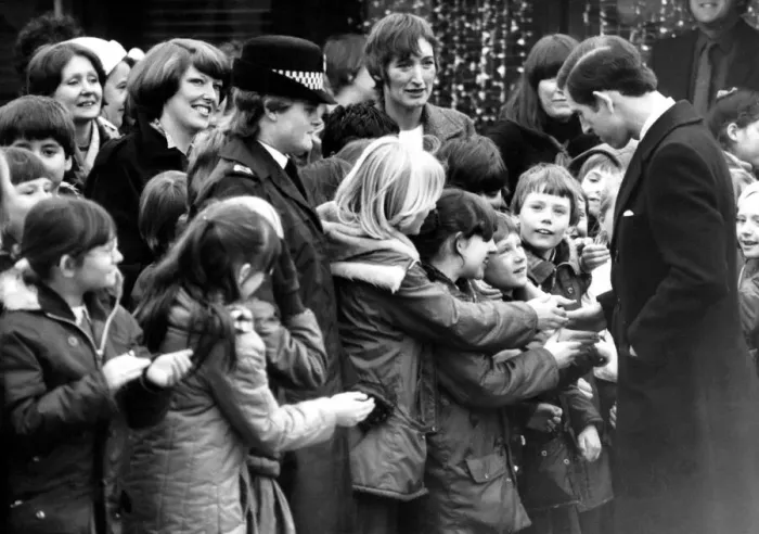 Framed Print : Prince Charles, The Prince of Wales during his visit to the North East 7 December 1983