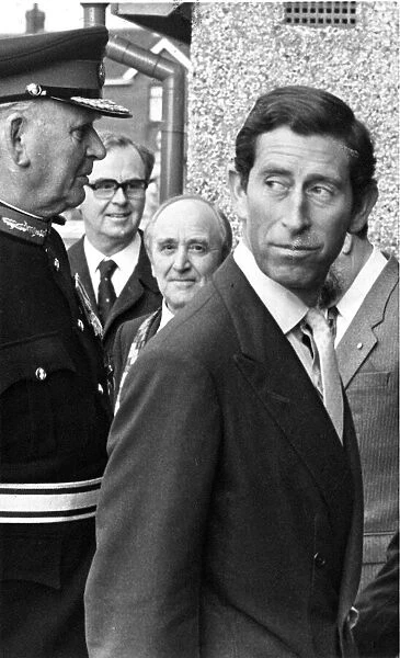 Prince Charles, The Prince of Wales during his visit to the North East 9 December 1986