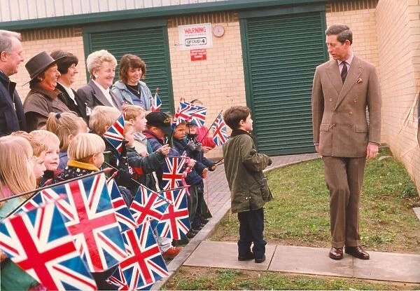 Prince Charles, The Prince of Wales during his visit to the North East 9 December 1994