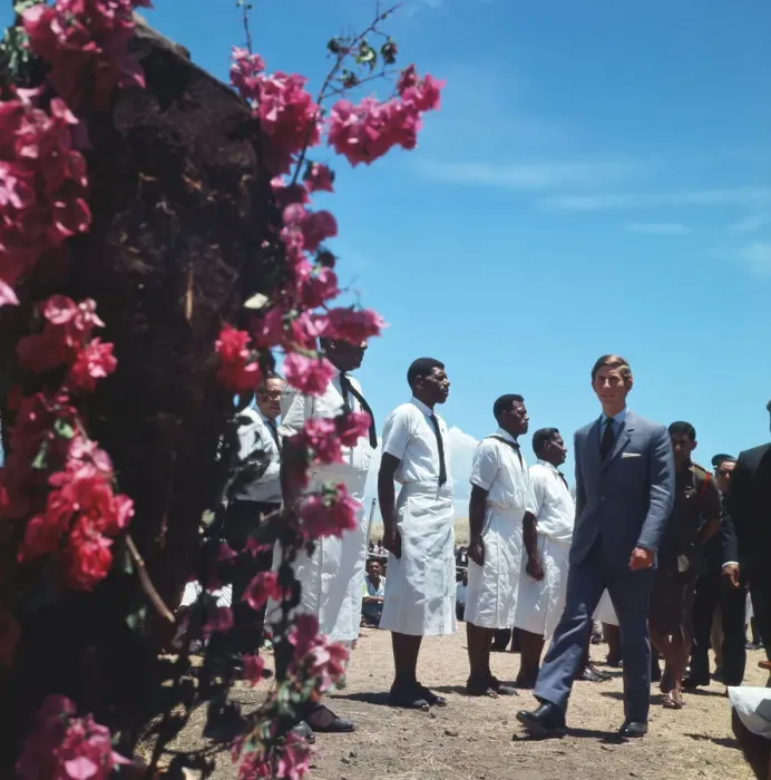 Framed Print : Prince Charles, the Prince of Wales, visiting Fiji during Independence celebrations Framed Print : Prince Charles, the Prince of Wales, visiting Fiji during Independence celebrations