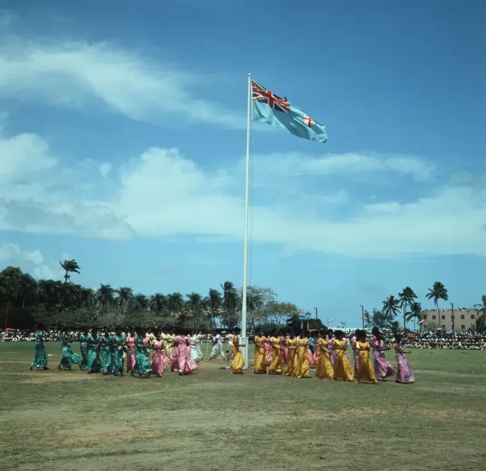 Framed Print : Prince Charles, the Prince of Wales, visiting Fiji for Independence celebrations Framed Print : Prince Charles, the Prince of Wales, visiting Fiji for Independence celebrations