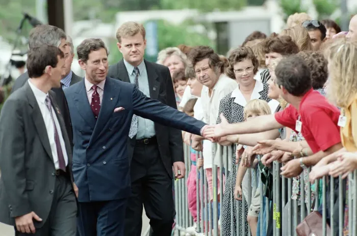 Framed Print : Prince Charles, Prince of Wales visits Australia. January 1994 Framed Print : Prince Charles, Prince of Wales visits Australia. January 1994