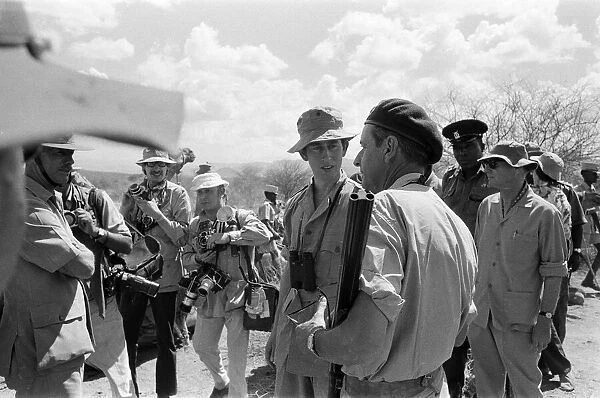 Prince Charles, Prince of Wales visits Kenya. February 1971