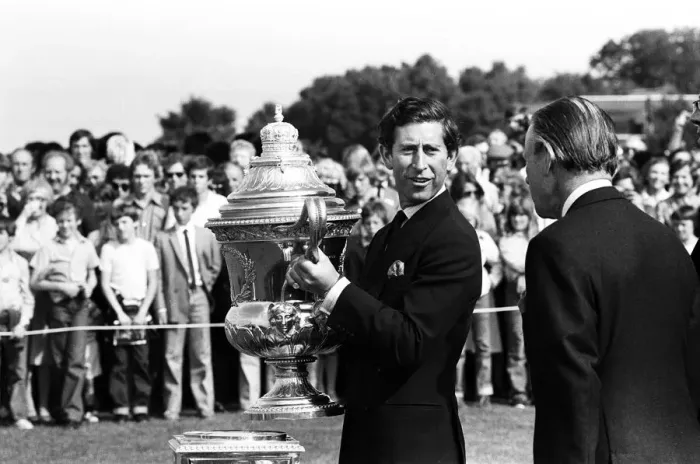 Framed Print : Prince Charles, Prince of Wales watching polo at Windsor, Berkshire. 27th June 1980