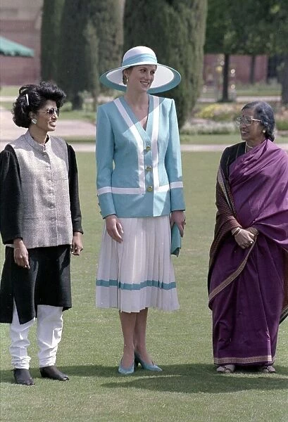 Prince Charles and Princess Diana visit to India between February 10th