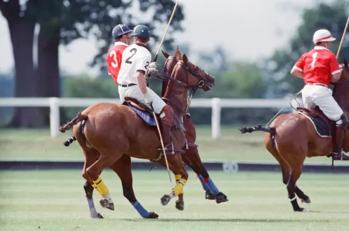 Framed Print : Prince Charles (Red shirt wearing number 3) was locked in a fierce battle with Princess Framed Print : Prince Charles (Red shirt wearing number 3) was locked in a fierce battle with Princess