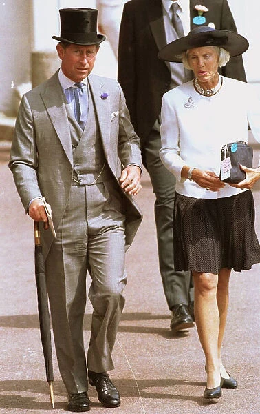 Prince Charles at Royal Ascot, June 1996 Wearing top hat